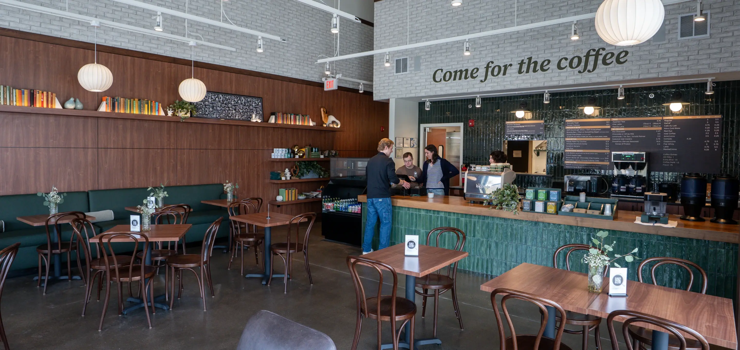 Ryan's Rise Up Cafe interior