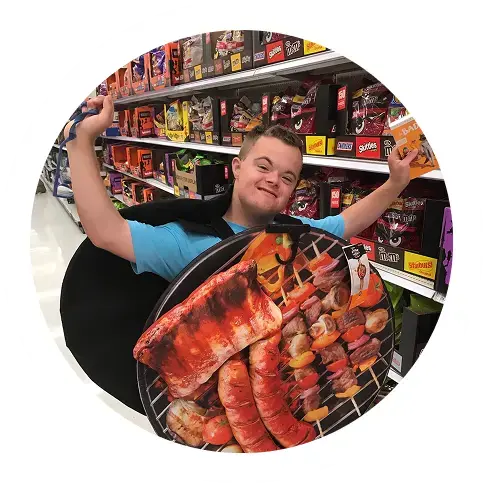 Ryan at the grocery store